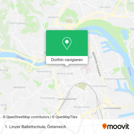 1. Linzer Ballettschule Karte