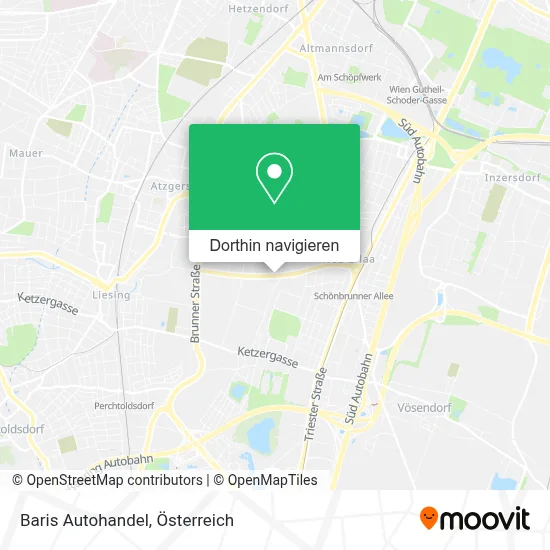 Baris Autohandel Karte
