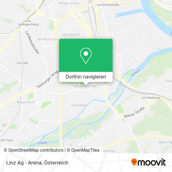 Linz Ag - Arena Karte