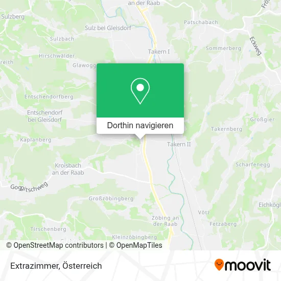 Extrazimmer Karte