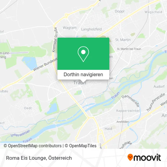 Roma Eis Lounge Karte