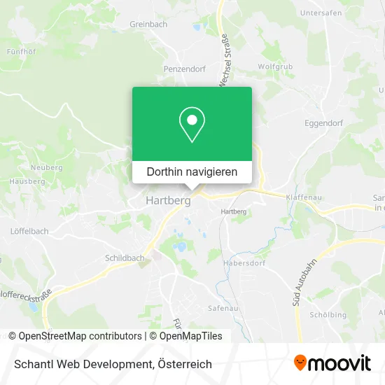 Schantl Web Development Karte