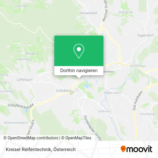 Kreisel Reifentechnik Karte