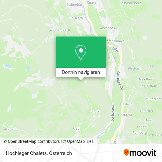 Hochleger Chalets Karte