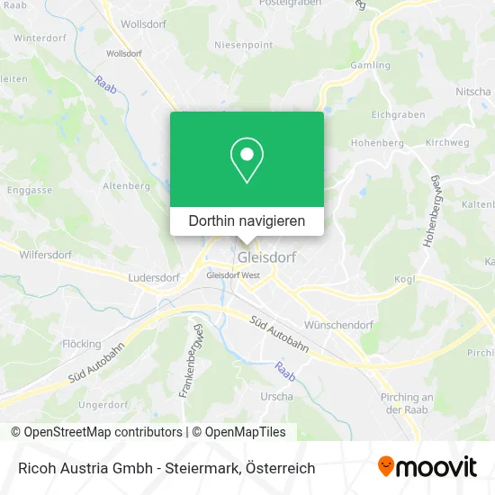 Ricoh Austria Gmbh  - Steiermark Karte