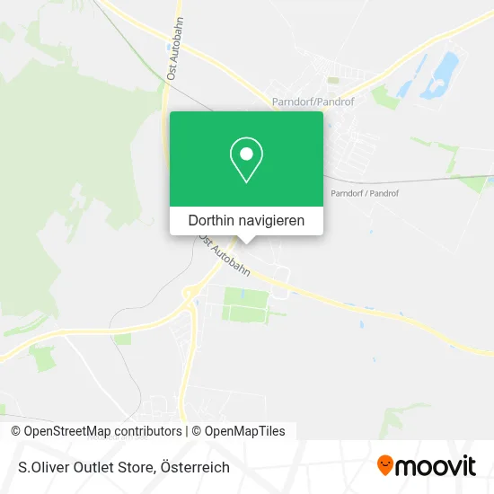 S.Oliver Outlet Store Karte