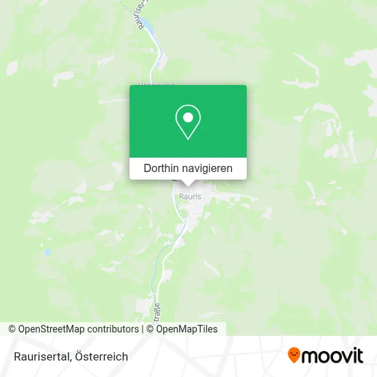 Raurisertal Karte