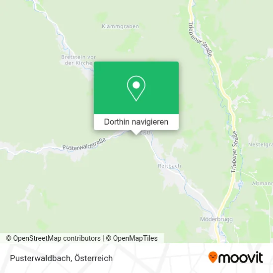 Pusterwaldbach Karte