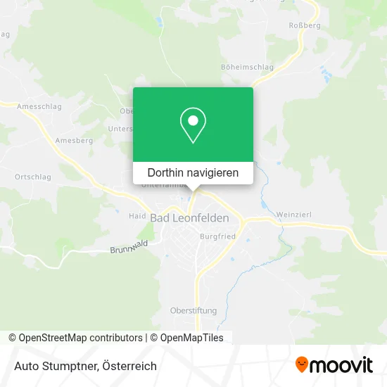 Auto Stumptner Karte