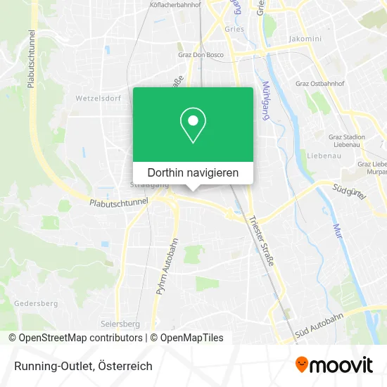 Running-Outlet Karte