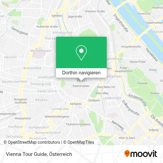 Vienna Tour Guide Karte
