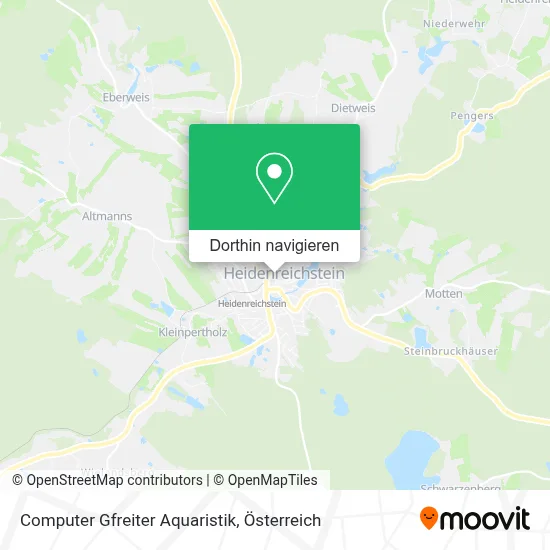 Computer Gfreiter Aquaristik Karte