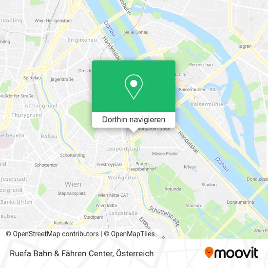 Ruefa Bahn & Fähren Center Karte