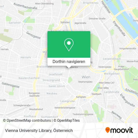 Vienna University Library Karte