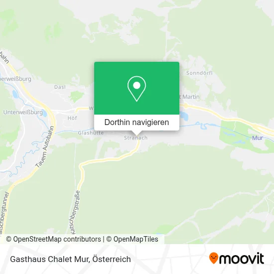 Gasthaus Chalet Mur Karte