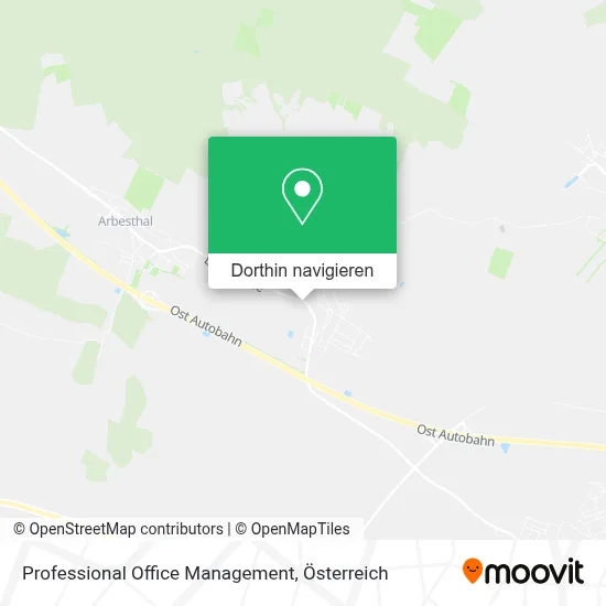 Professional Office Management Karte