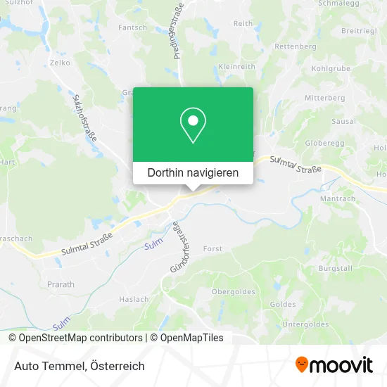 Auto Temmel Karte