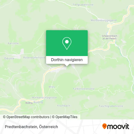Predtenbachstein Karte