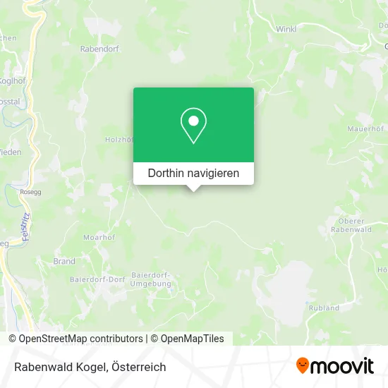 Rabenwald Kogel Karte