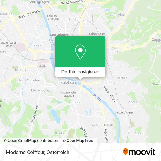 Moderno Coiffeur Karte