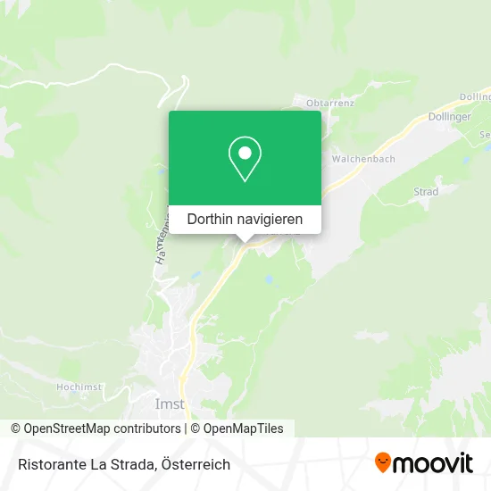 Ristorante La Strada Karte