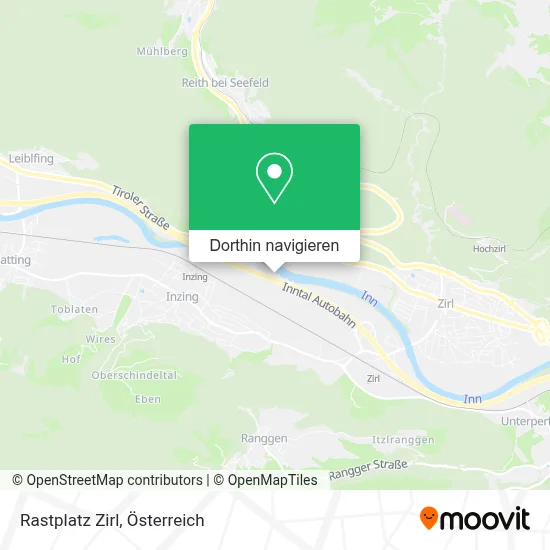 Rastplatz Zirl Karte