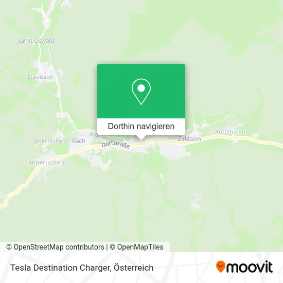 Tesla Destination Charger Karte