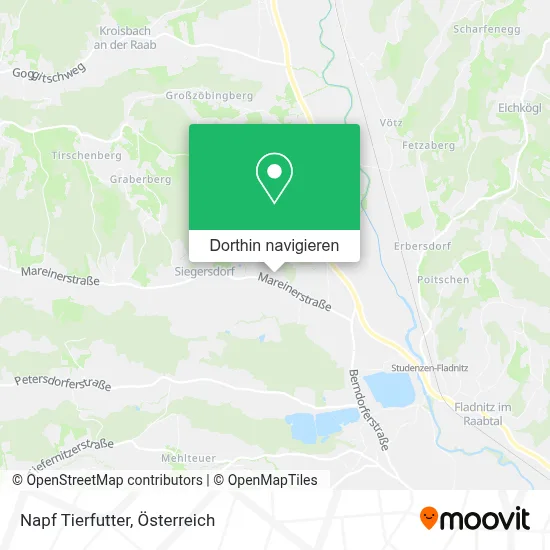 Napf Tierfutter Karte