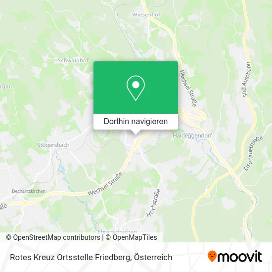 Rotes Kreuz Ortsstelle Friedberg Karte