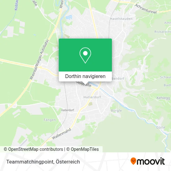 Teammatchingpoint Karte