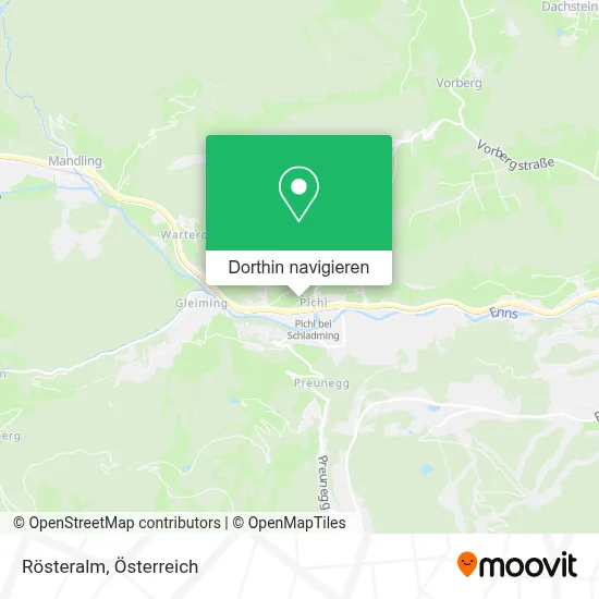 Rösteralm Karte