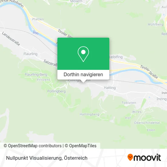 Nullpunkt Visualisierung Karte