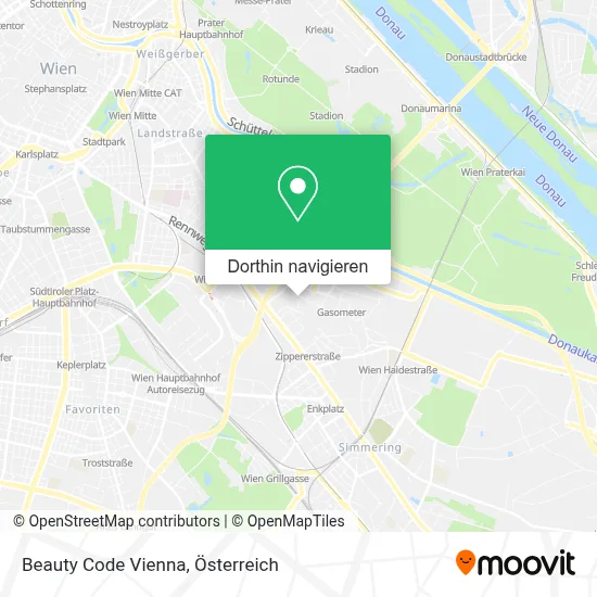 Beauty Code Vienna Karte