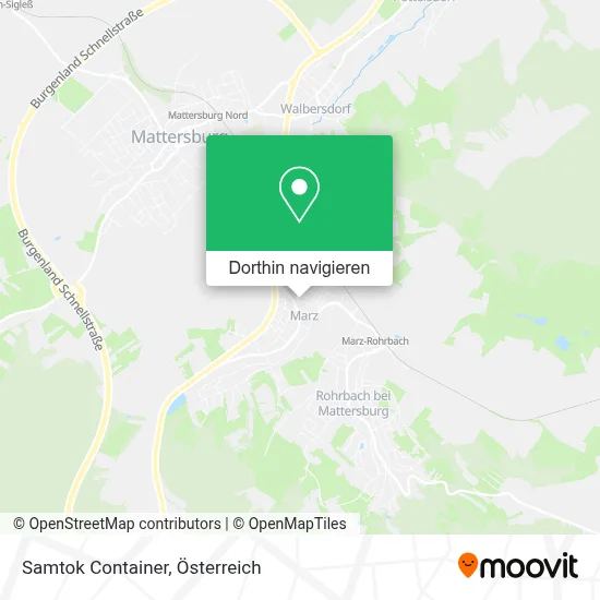 Samtok Container Karte