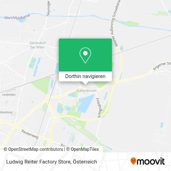 Ludwig Reiter Factory Store Karte