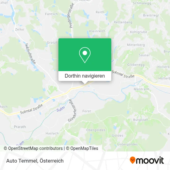 Auto Temmel Karte