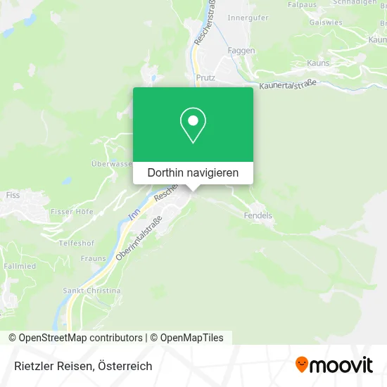 Rietzler Reisen Karte