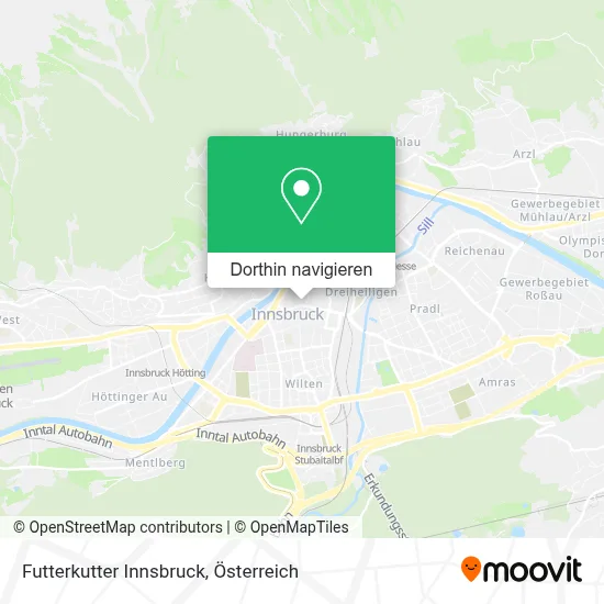 Futterkutter Innsbruck Karte