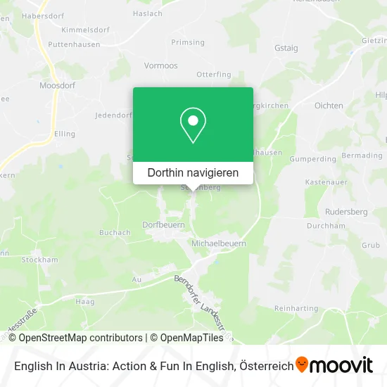 English In Austria: Action & Fun In English Karte