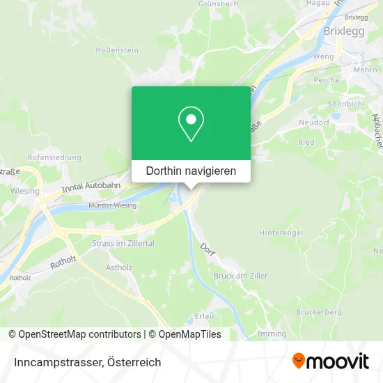 Inncampstrasser Karte
