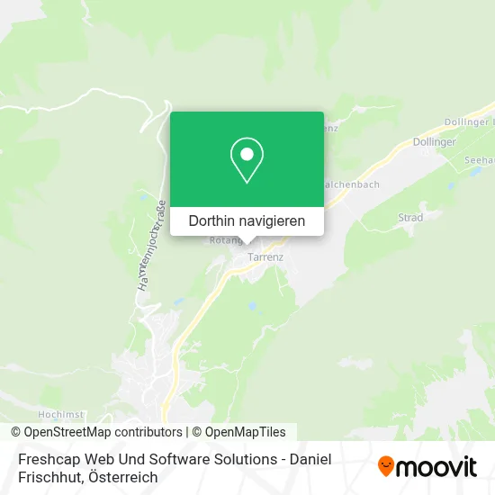Freshcap Web Und Software Solutions - Daniel Frischhut Karte