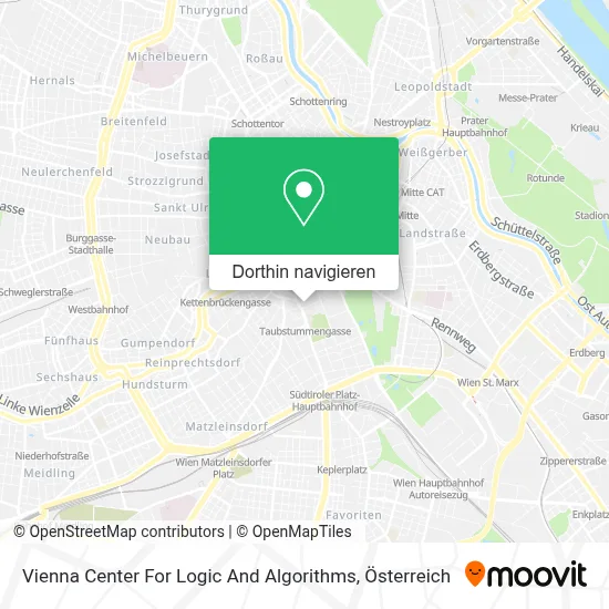 Vienna Center For Logic And Algorithms Karte