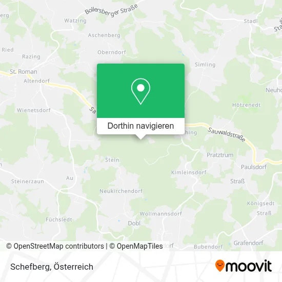 Schefberg Karte
