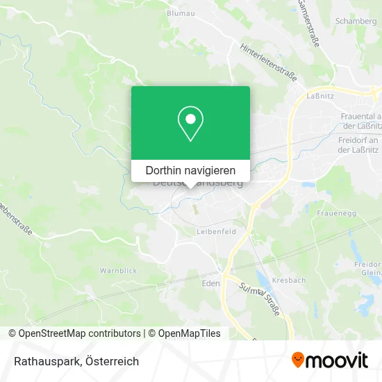 Rathauspark Karte