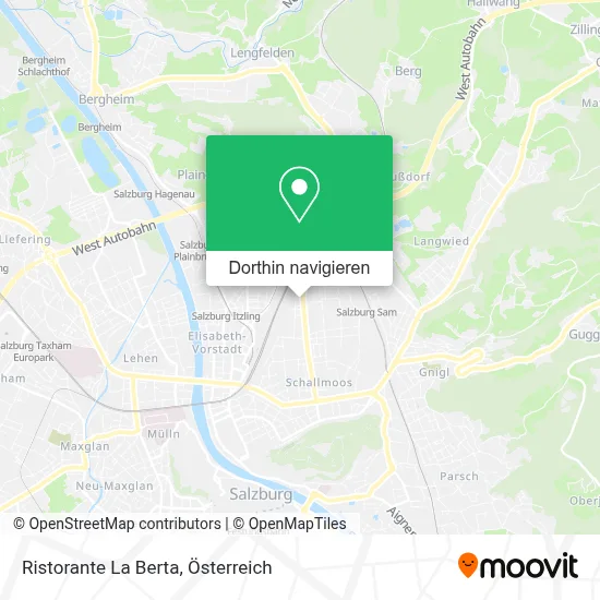 Ristorante La Berta Karte