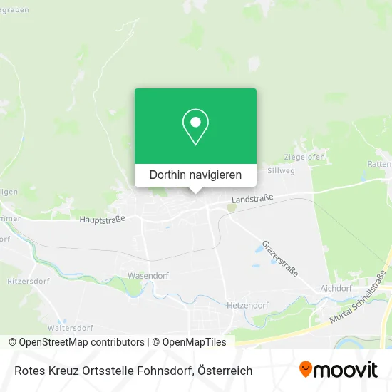 Rotes Kreuz Ortsstelle Fohnsdorf Karte