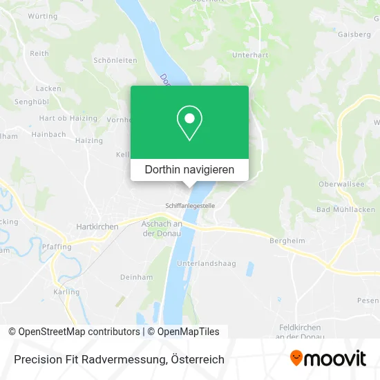 Precision Fit Radvermessung Karte