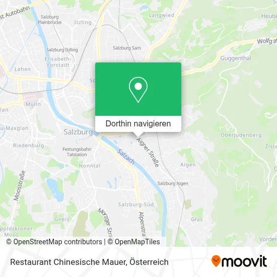 Restaurant Chinesische Mauer Karte