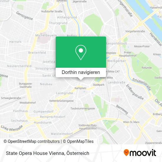 State Opera House Vienna Karte