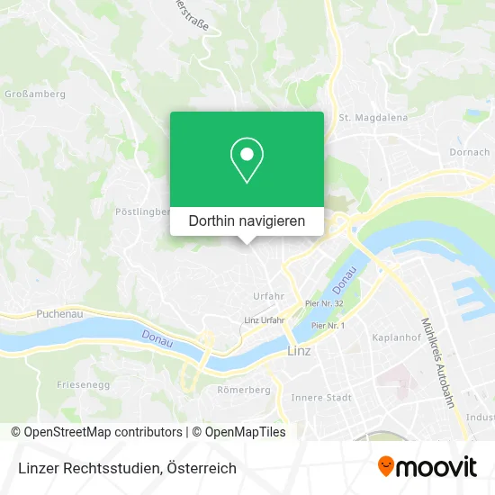 Linzer Rechtsstudien Karte